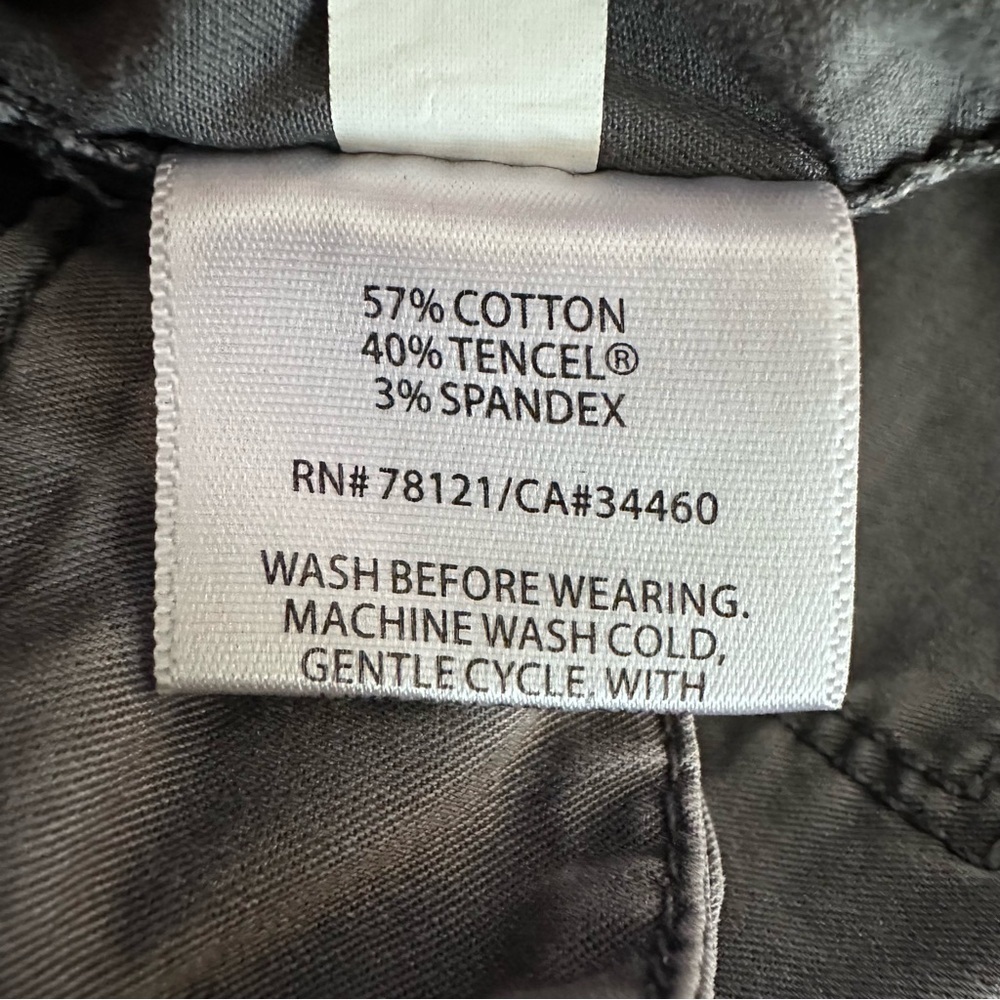 Eileen Fisher Charcoal Gray Utility Cargo Jogger Trousers Size XL - Picture 8 of 8